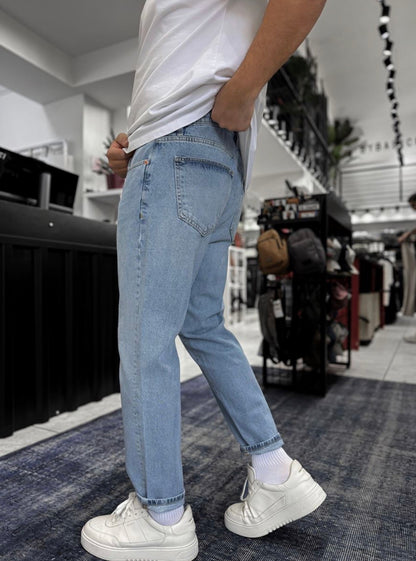 Jeans boyfreind-bleu delave