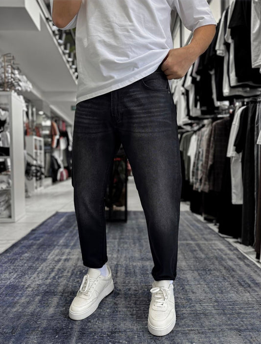 Jean Boyfriend -gris nois
